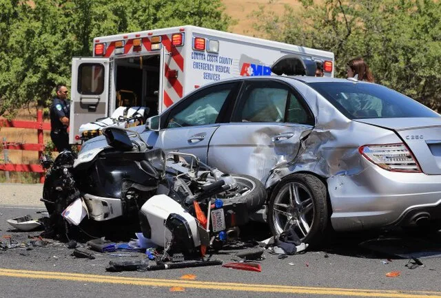 Les accidents de motos en France, 2024